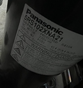 Panasonic 5RS102XNA21 - AC Compressor R410A