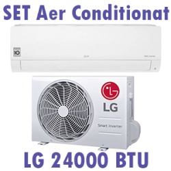 SET Aer Conditionat LG 24000 BTU | S24EQ