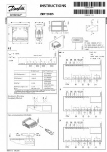 schita termostat electronic danfoss