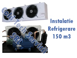 Instalatie camera refrigerare 150 metri cubi