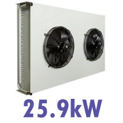 Baterie de condensare frigorifica 25.9kW cu ventilatoare 2x450mm
