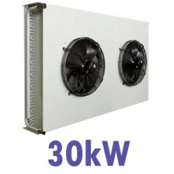 30 kW Refrigeration Condenser Coil with 2 × 450 mm Fans