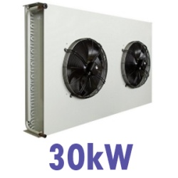 Baterie de condensare frigorifica 30kW cu ventilatoare 2x450mm