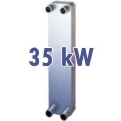 Schimbator de caldura in placi de otel inoxidabil B25THx70/1P-SC-M 35kW