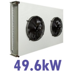 Baterie de condensare frigorifica 49.6kW cu ventilatoare 2x500mm