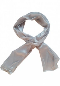Esarfa matase o singura culoare, gri, EBP-101