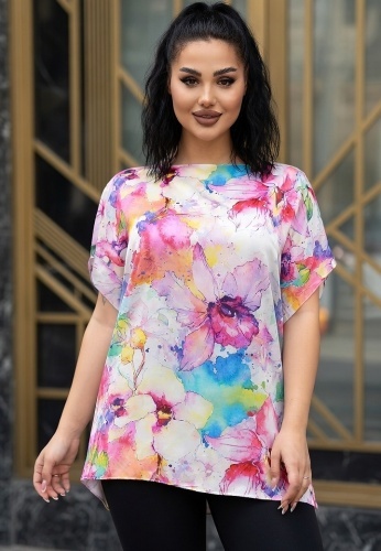 Bluza Dama Matase Silk Bloom 04 - Img 4