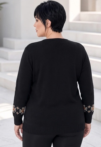Bluza Tricotata Etno 6000-118 - Img 2