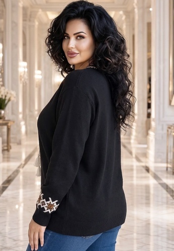 Bluza Tricotata Etno 6000-43 - Img 3