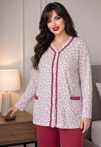 Pijama Dama Fine Cotton 714-01 - Img 3