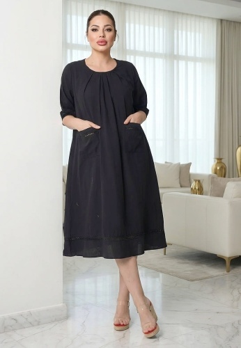 Rochie Din Panza Topita Due L2-03 - Img 3