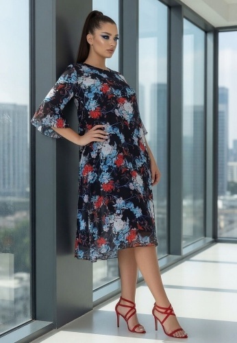 Rochie Din Voal Azure Belinda 12 - Img 3