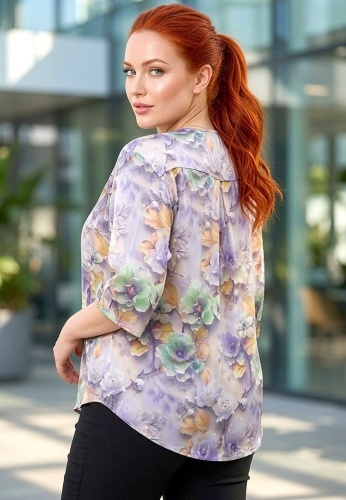 Bluza Din Matase Bellissima 25020-12 - Img 5