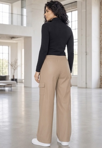 Pantaloni Leather Cargo R502-8507-02 - Img 6