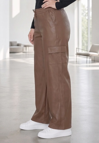 Pantaloni Leather Cargo R502-8507-03 - Img 2