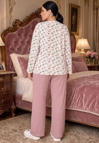 Pijama Calduroasa Relax Cotton 2508-18 - Img 4