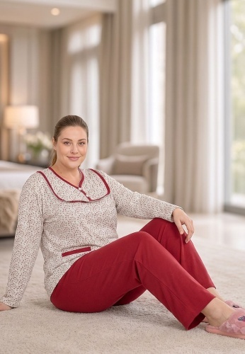 Pijama Calduroasa Soft Cotton 4246-02 - Img 2