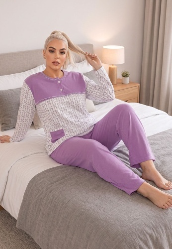 Pijama Dama Fine Cotton 4218-02 - Img 4
