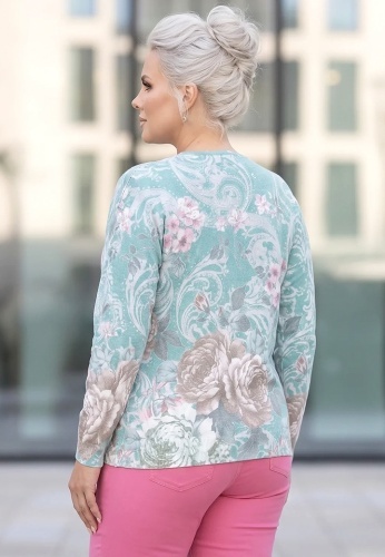 Pulover Cu Strasuri Pastel Bloom 28653-03 - Img 2