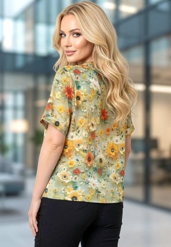 Bluza Din Matase Bellissima 25032-02 - Img 5
