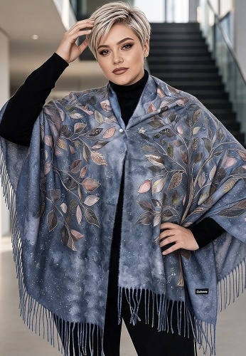 Esarfa Groasa Casmir + Brosa CADOU 066-10 - Img 2