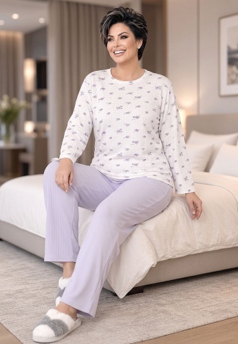Pijama Calduroasa Relax Cotton 2508-17 - Img 4