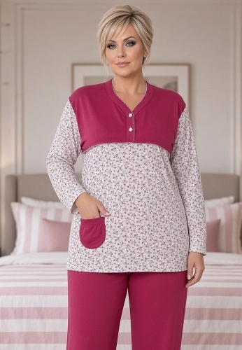 Pijama Calduroasa Soft Cotton 4022-06 - Img 2
