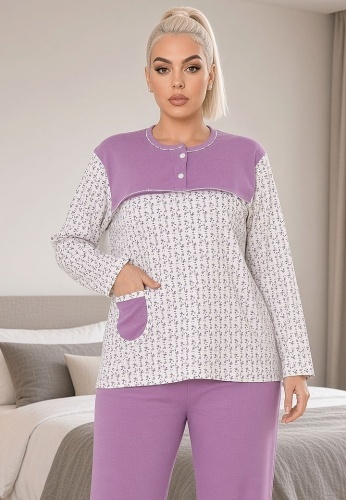 Pijama Dama Fine Cotton 4218-02 - Img 2