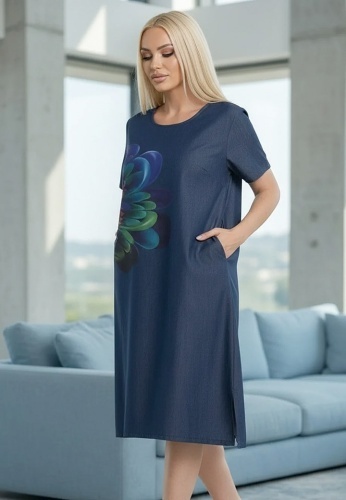 Rochie Jeans Dana 257-03 - Img 3