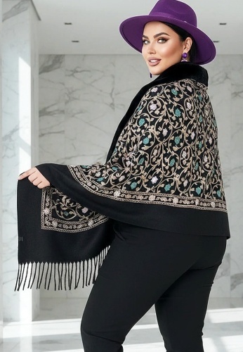 Capa Eleganta cu Broderii Magda 699-01 - Img 2