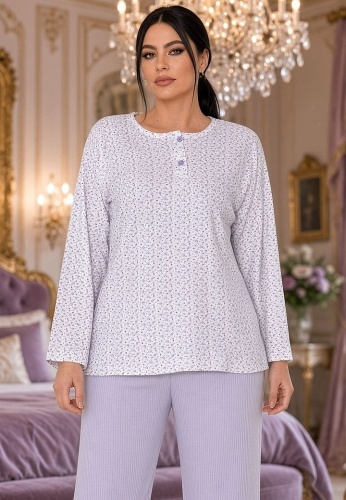 Pijama Calduroasa Relax Cotton 2508-01 - Img 4