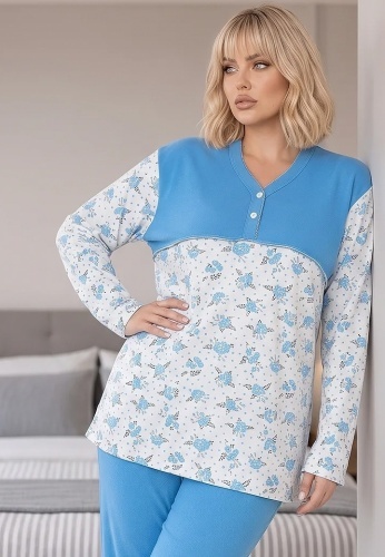 Pijama Calduroasa Soft Cotton 4022-03 - Img 6