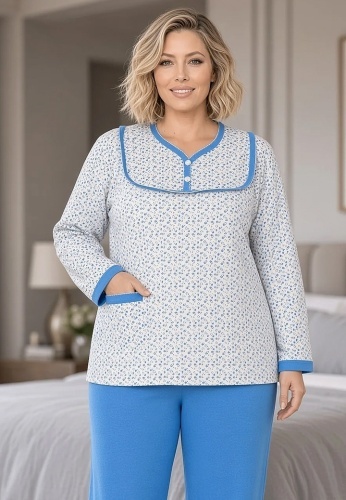 Pijama Calduroasa Soft Cotton 4246-03 - Img 3