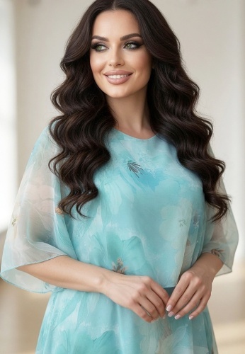 Rochie Azure Ocazione 26060-02 - Img 4