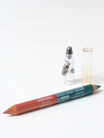 Creion 2 in 1 Sidefat si Glitter cu Ascutitoare 11