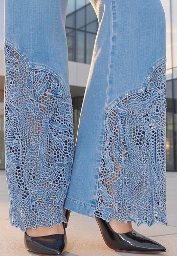 Pantaloni Jeans Masura Mare Ailyn 936-02 - Img 3