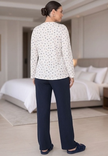 Pijama Calduroasa Relax Cotton 2508-10 - Img 2