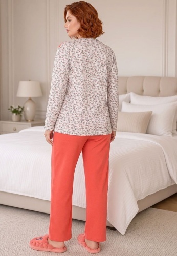 Pijama Calduroasa Soft Cotton 4022-07 - Img 2