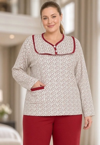 Pijama Calduroasa Soft Cotton 4246-02 - Img 3