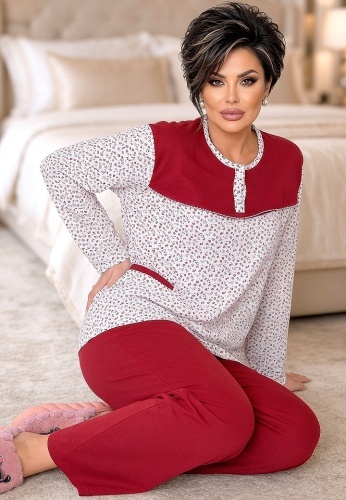 Pijama Dama Fine Cotton 4244-02 - Img 3