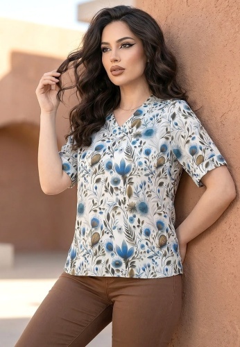 Bluza Din Matase Bellissima 25032-06 - Img 5