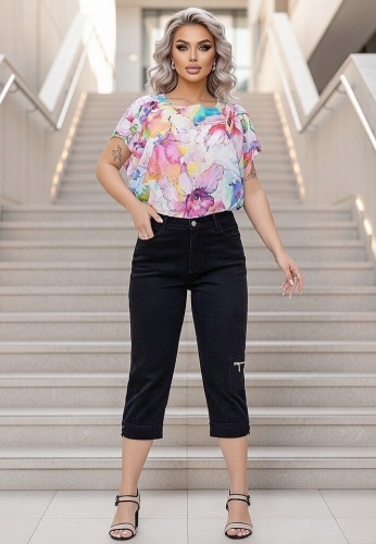 Pantaloni Kapri Confort Velur Ailyn 01 - Img 6