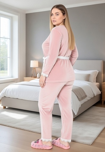 Pijama Luxuri 3 Piese 546-03 - Img 2
