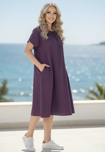 Rochie Din Panza Topita Fun L10-05 - Img 3