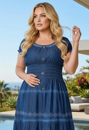 Rochie Jeans Dana 0203-02 - Img 2