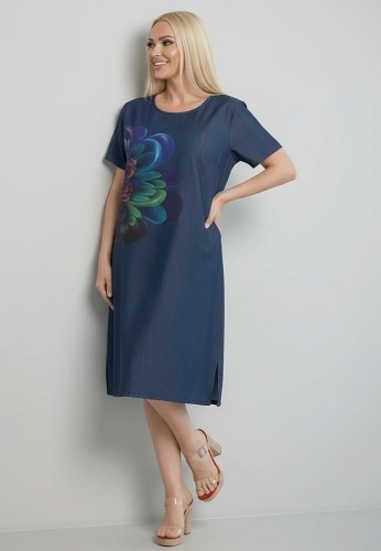 Rochie Jeans Dana 257-03 - Img 4