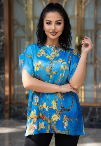 Bluza Dama Matase Silk Bloom 09 - Img 2