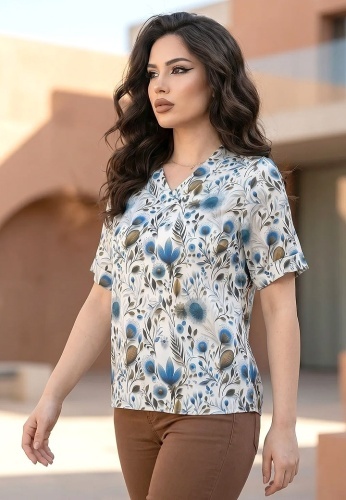 Bluza Din Matase Bellissima 25032-06 - Img 2
