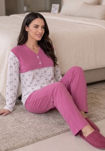 Pijama Calduroasa Soft Cotton 4022-04 - Img 2