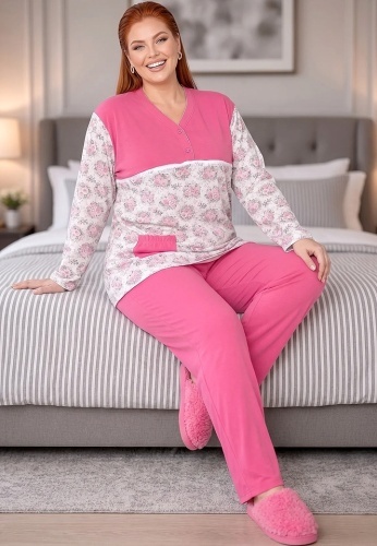 Pijama Calduroasa Soft Cotton 4022-05 - Img 6